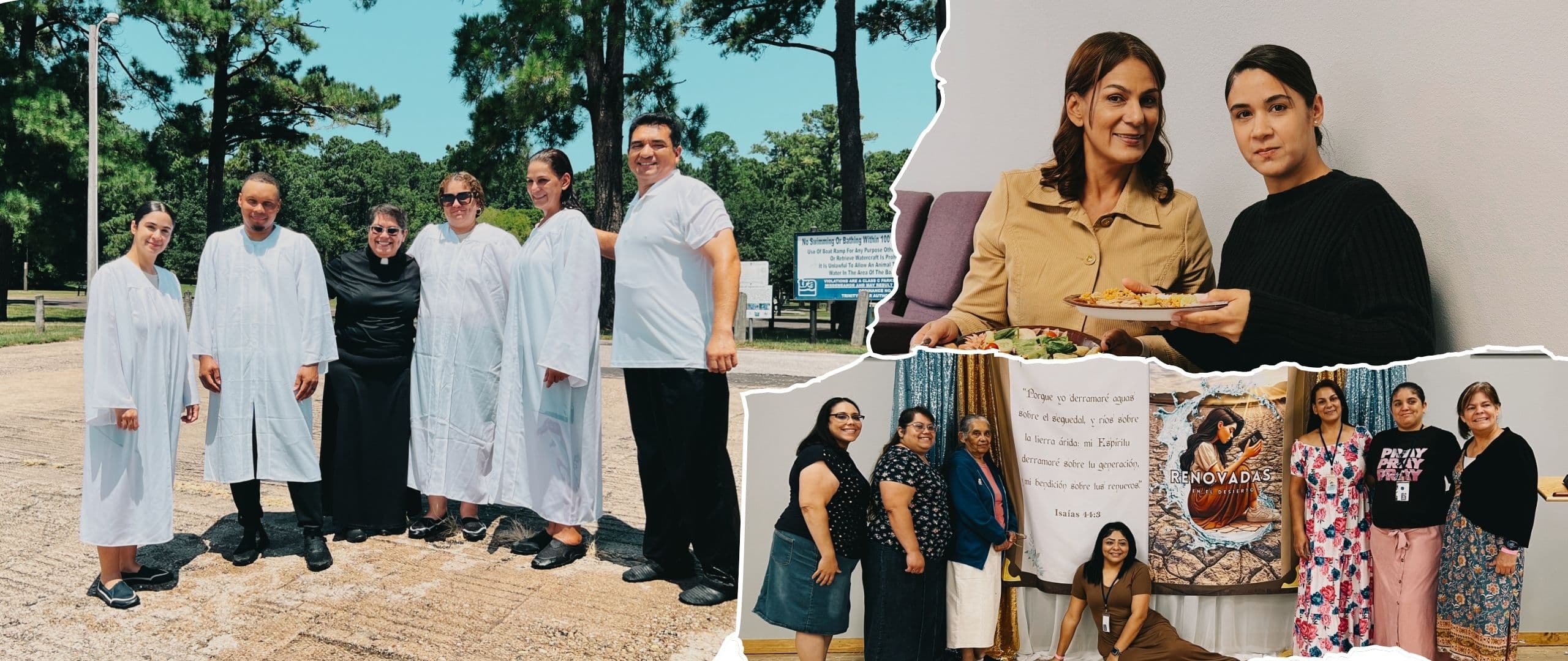 Collage from various church events